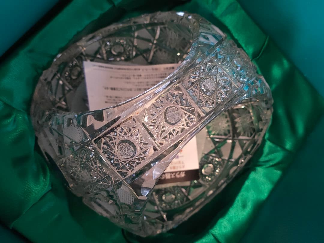 チェコスロバキア製・ボヘミアMaia・ハンドカット・クリスタルガラス