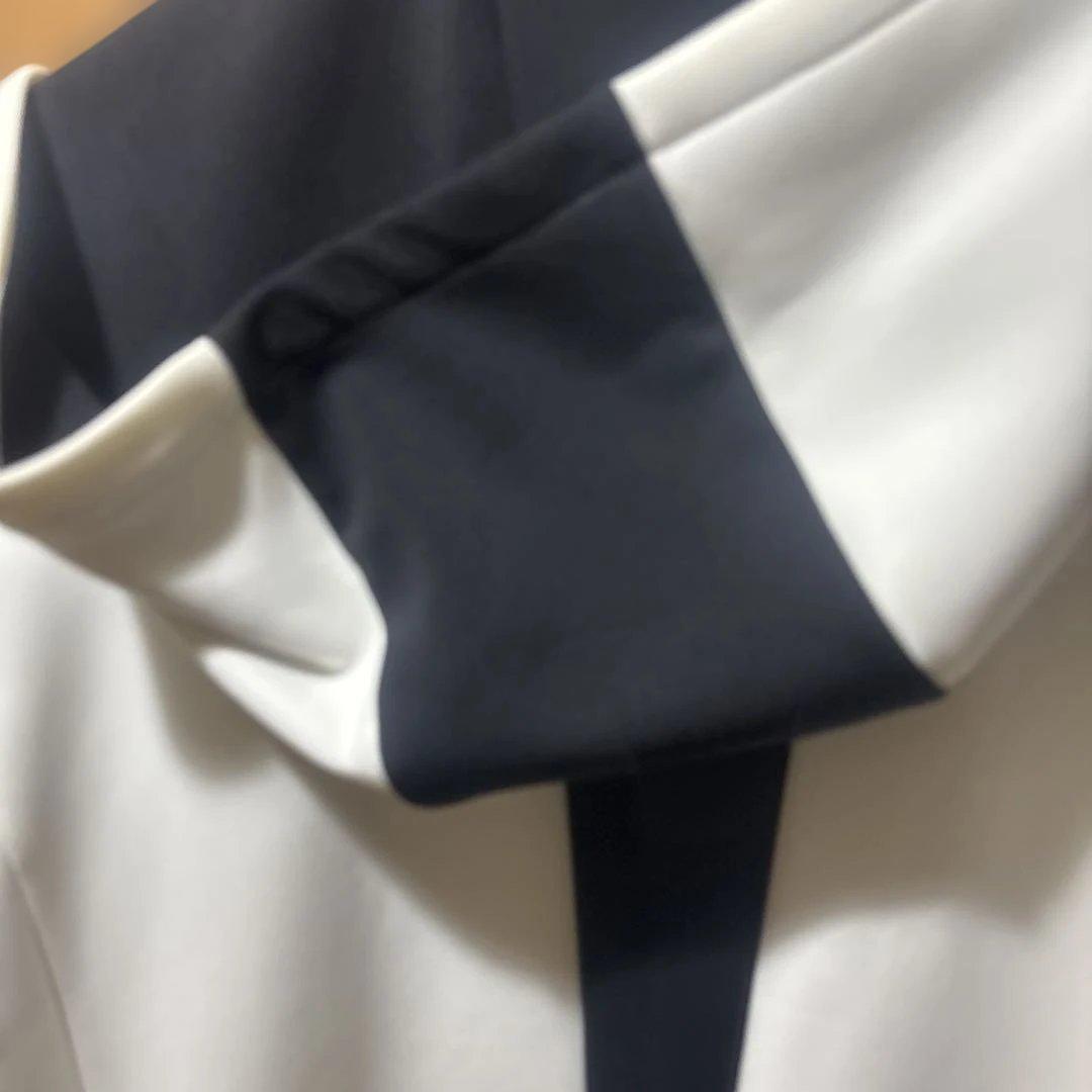 m*4様 美品　TORNADO MART バイカラー　ロングコート