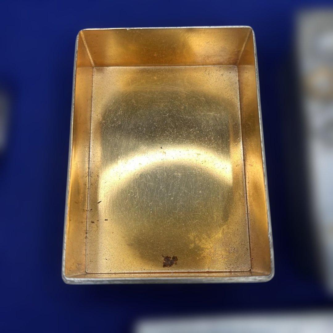 錫　灰皿　昭和レトロ　ビンテージ　アンティーク