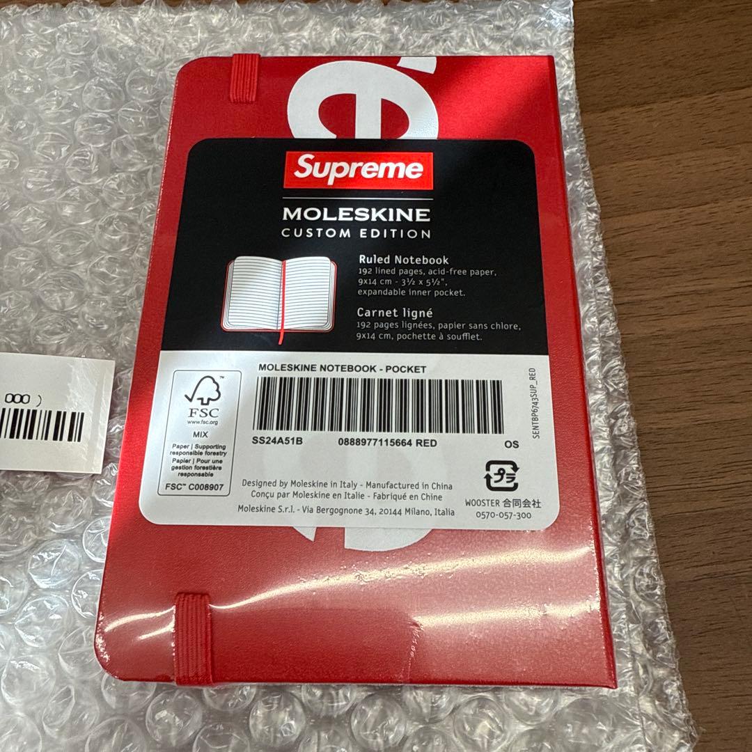 Supreme MoleskineNotebook シュプリームノートモレスキン