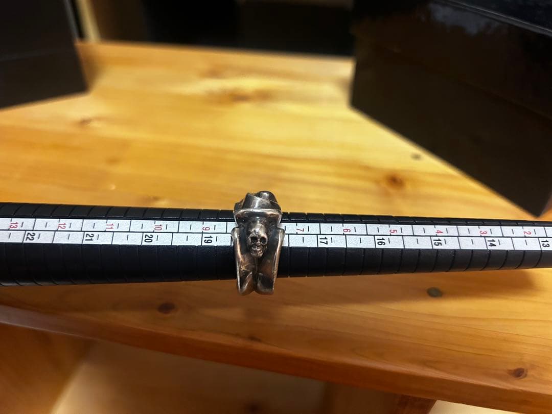 GABORATORY(ガボラトリー)/スモールゴシックスカル リング/17号