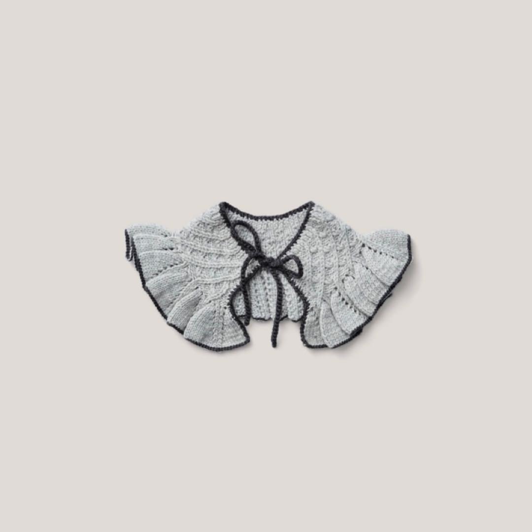 Soor Ploom Frill collar ash つけ襟