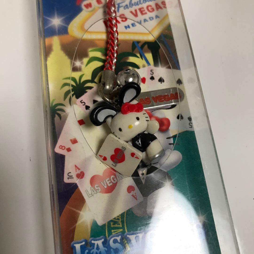 【希少】ご当地キティ ラスベガス バニーガール 根付ストラップ 未開封