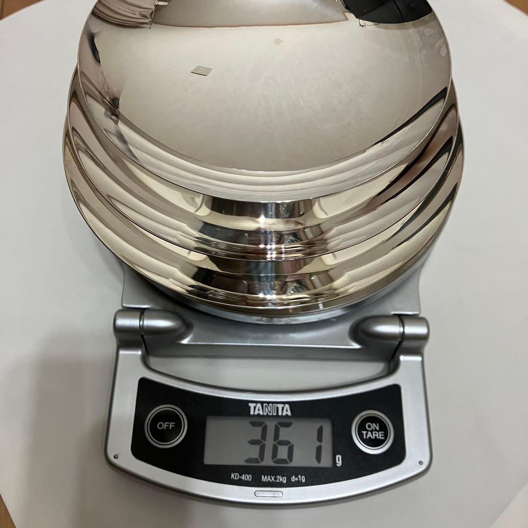 純銀天賞堂 純銀 銀盃 純銀盃 三ッ重 361g