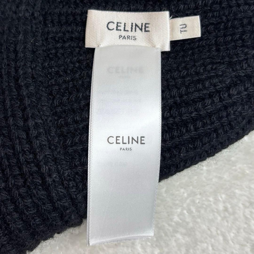 【近年モデル✨】セリーヌ クロシェバケットハット トリオンフ ブラック カシミヤ