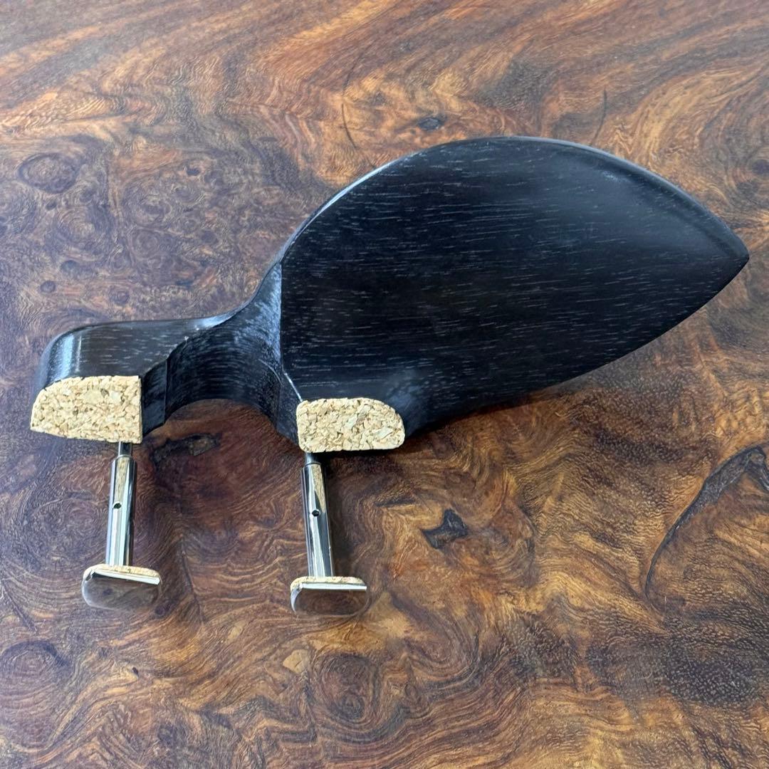 【新品】ビオラ用あご当て（エボニー／クローム金具）4種類セット！