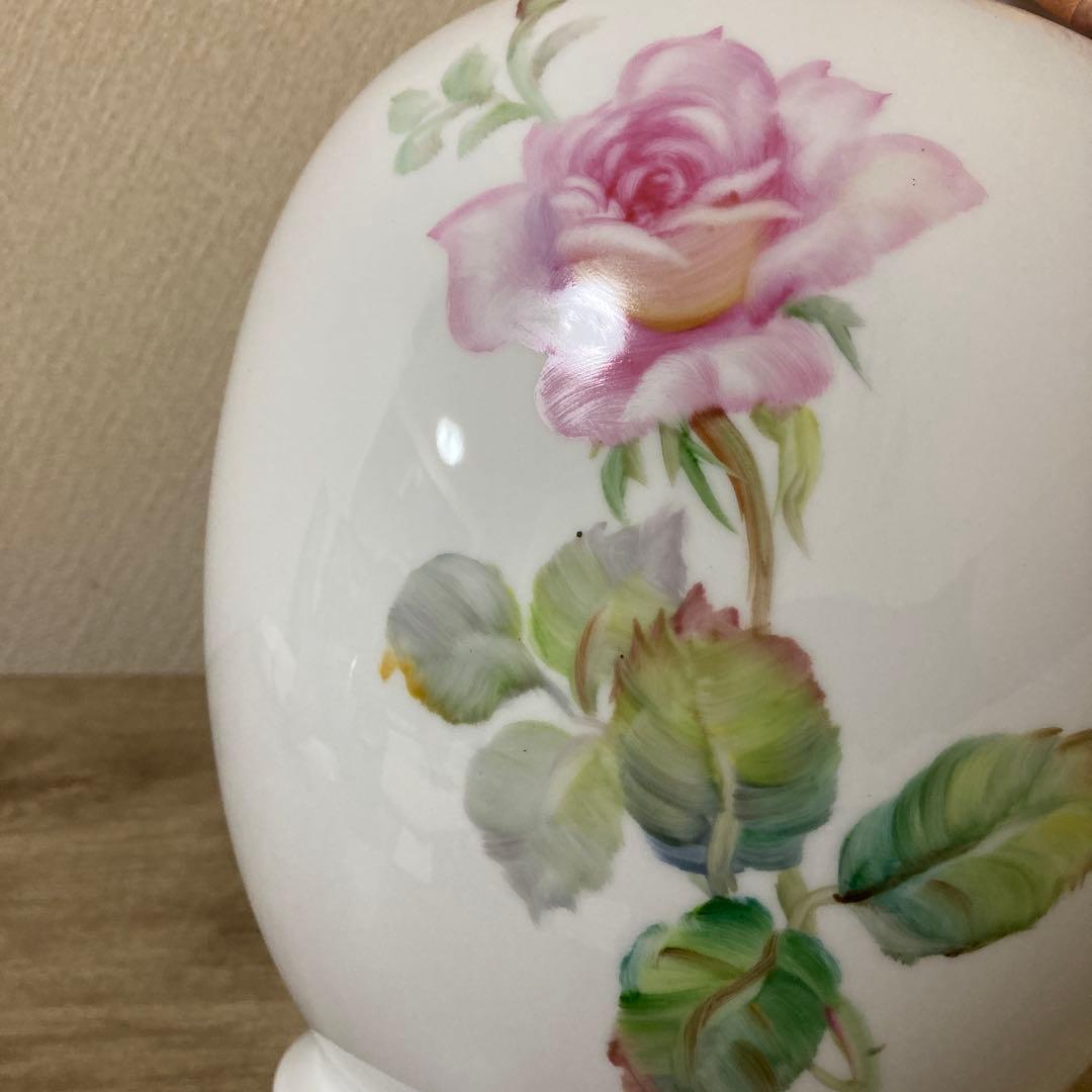 オールドノリタケ　上絵花瓶　ハンドペイント　名古屋絵付け　〈検プレミアノリタケ