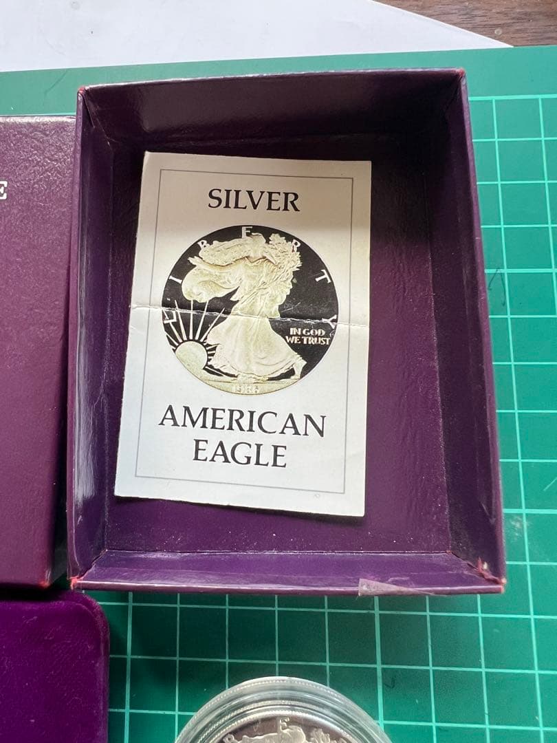 外国銀貨　アメリカ1D銀貨 1986年