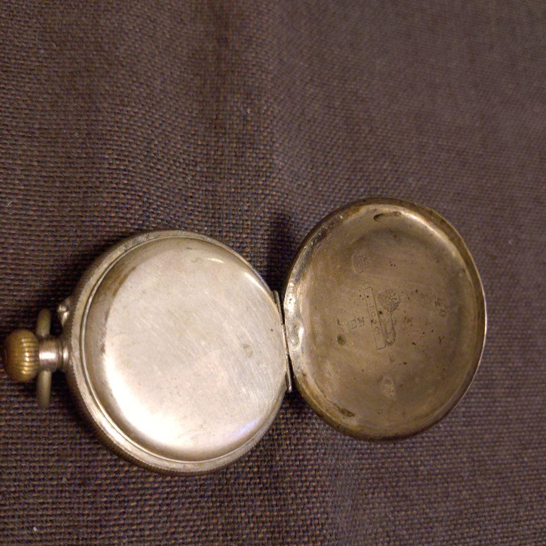 ア14. 懐中時計（0.800刻印）不動 ジャンク品