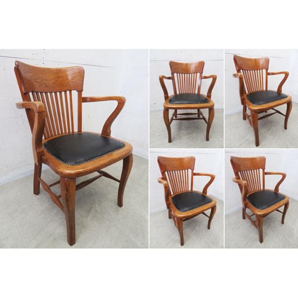 ロイズアンティークス■イギリスアンティーク■アームチェア■オーク材無垢材■