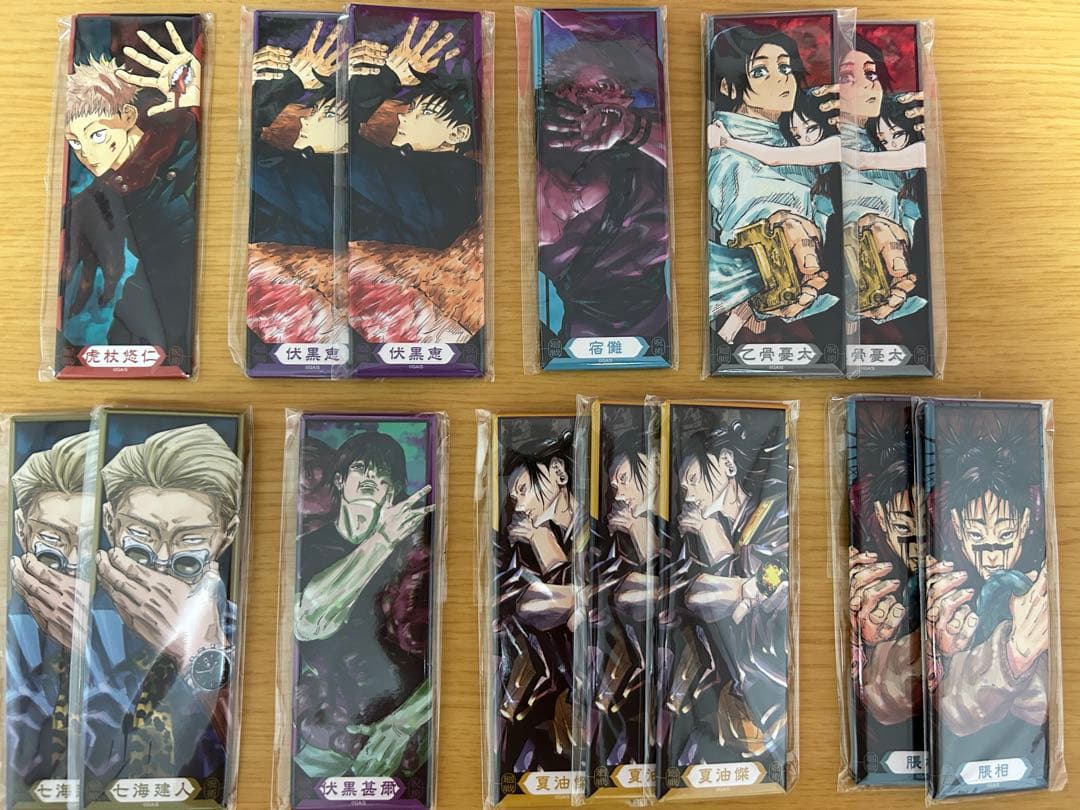 呪術廻戦　ジャンプショップ　絵札缶バッジコレクション　まとめ売り