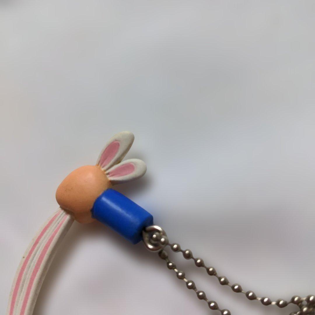 汎用うさぎ　ストラップ　ホワイト