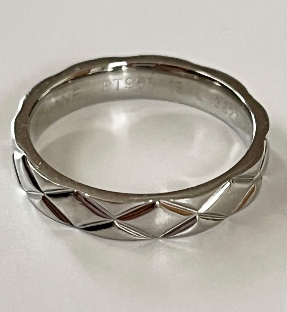 CHANEL シャネル　マトラッセ　リング　ミディアム　【美品】