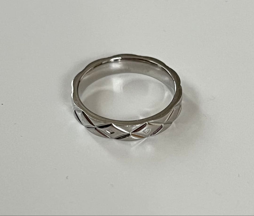CHANEL シャネル　マトラッセ　リング　ミディアム　【美品】