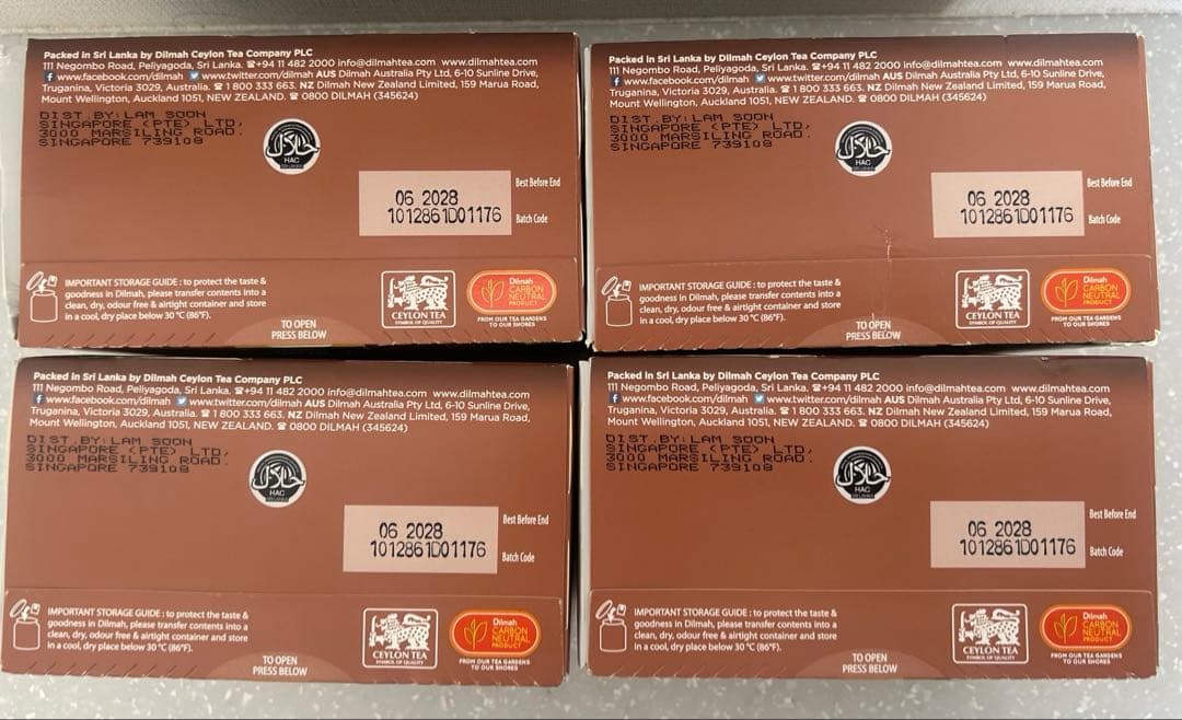 デカフェ　ディルマ Dilmah 紅茶 スリランカ ティーバッグ セイロンティー