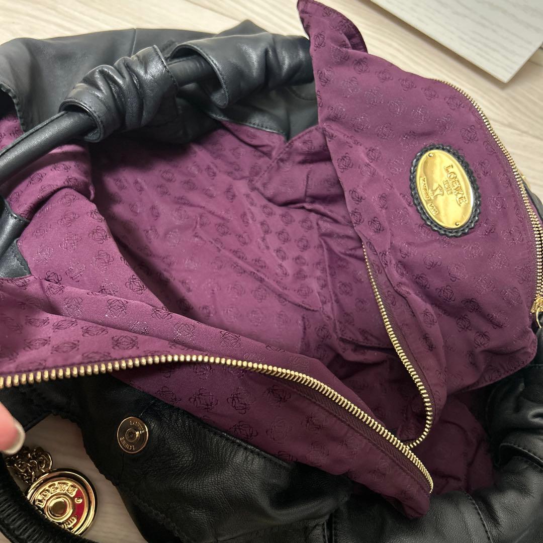 ロエベ　ナッパアイレ　ブラック