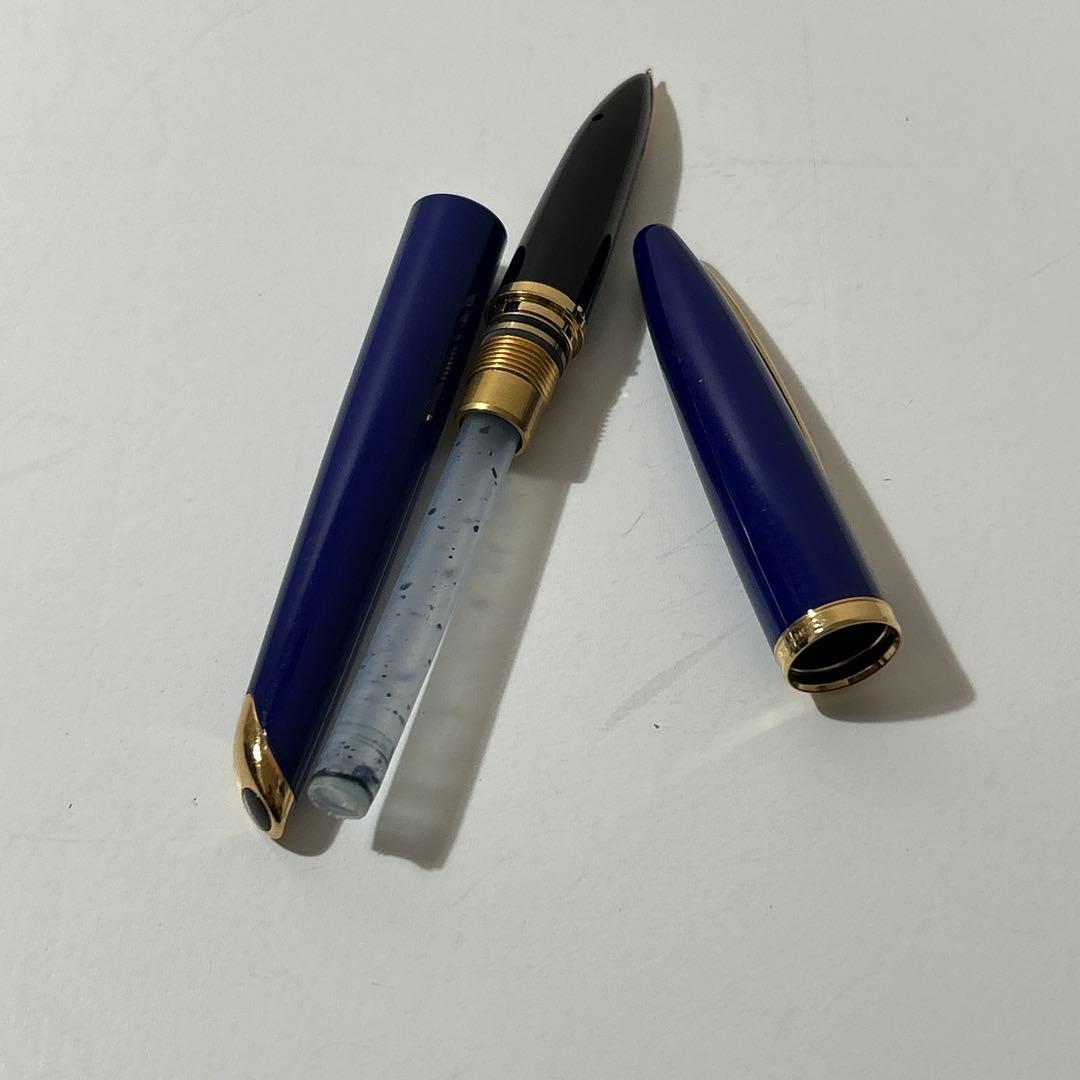 ウォーターマン 万年筆カレン紫パープルペン先18K-750