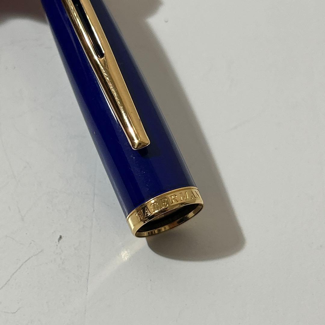 ウォーターマン 万年筆カレン紫パープルペン先18K-750