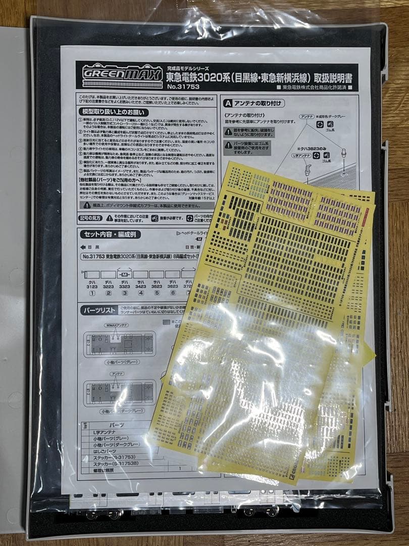【最終値下げ】GREENMAX 31753 東急電鉄3020系 8両セット