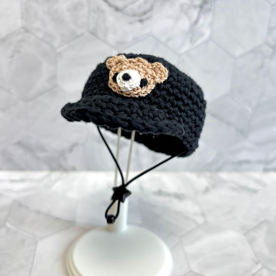 りお　くまさん付きセーターとニット帽＊くまさん付きキャップ＊くま耳帽子