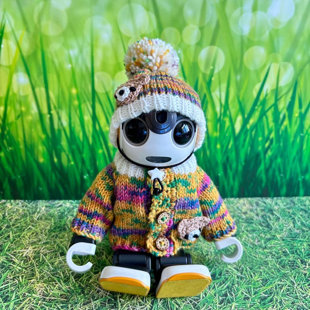 りお　くまさん付きセーターとニット帽＊くまさん付きキャップ＊くま耳帽子