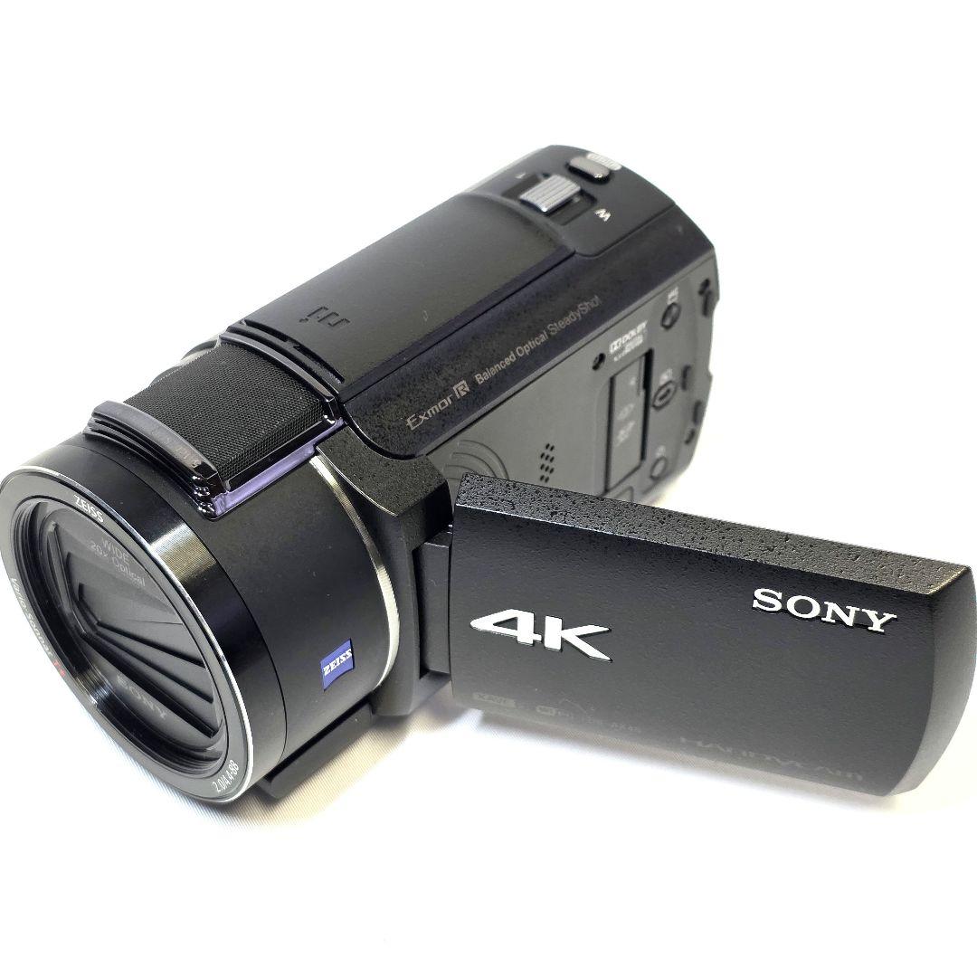 【美品】SONY 4Kビデオカメラ FDR-AX45　大容量バッテリー2個付き