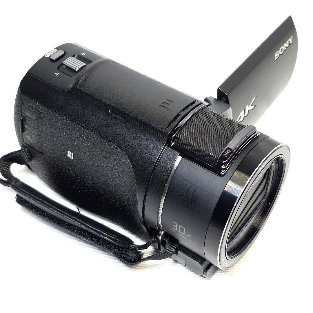 【美品】SONY 4Kビデオカメラ FDR-AX45　大容量バッテリー2個付き