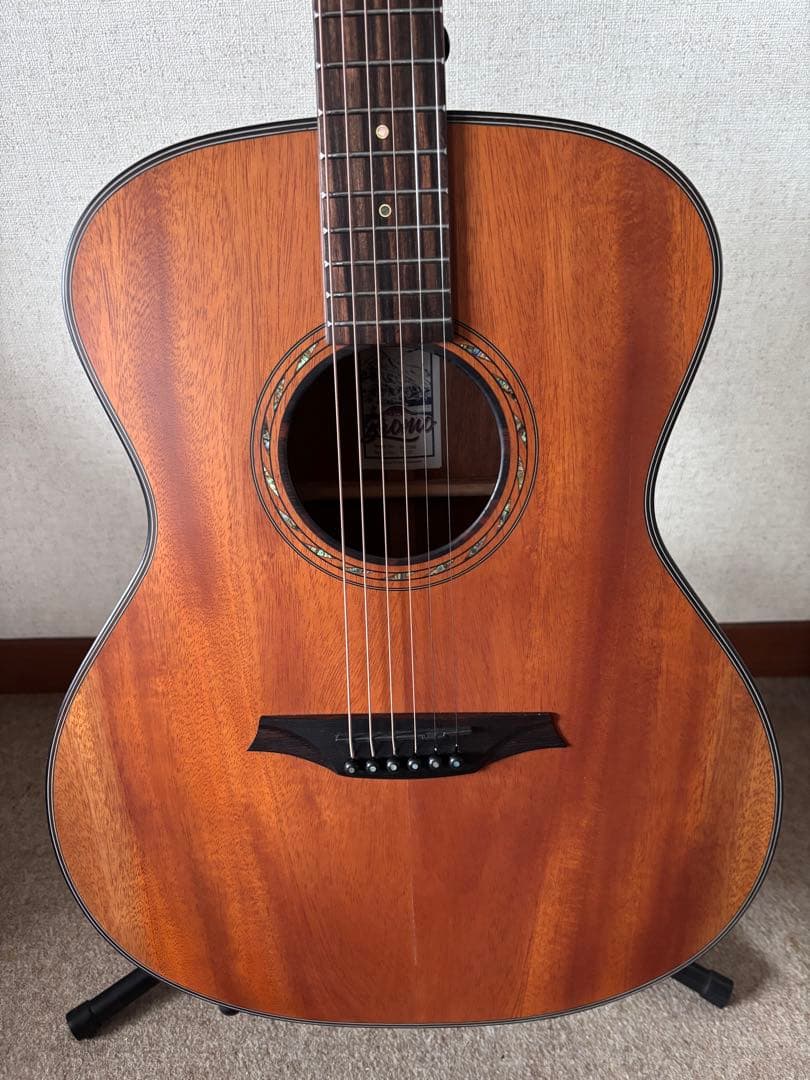 トップ単板 オールマホガニー　Bromo BAT2M トリプルオーサイズ