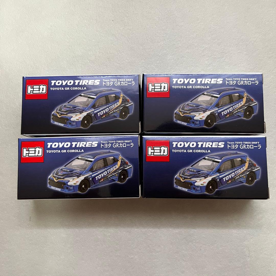 トミカ Team TOYO TIRES DRIFT トヨタ GRカローラ 4個