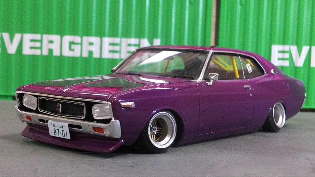 1/24 ブタケツ　ローレル　SGX 完成品　シャドー　シャコタン　C130