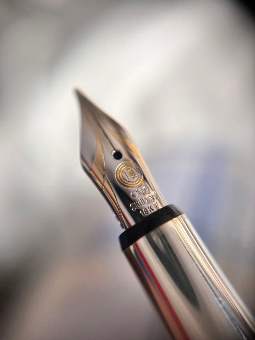 CLEOS万年筆シルバー