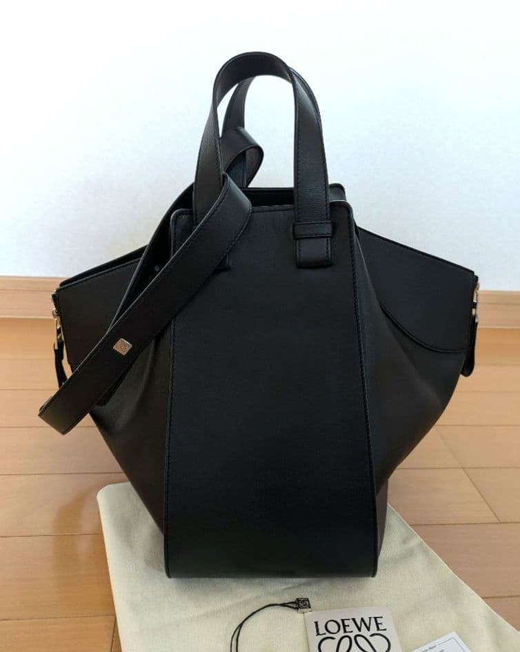 LOEWE ロエベ　ハンモックバッグ　ブラック　2way
