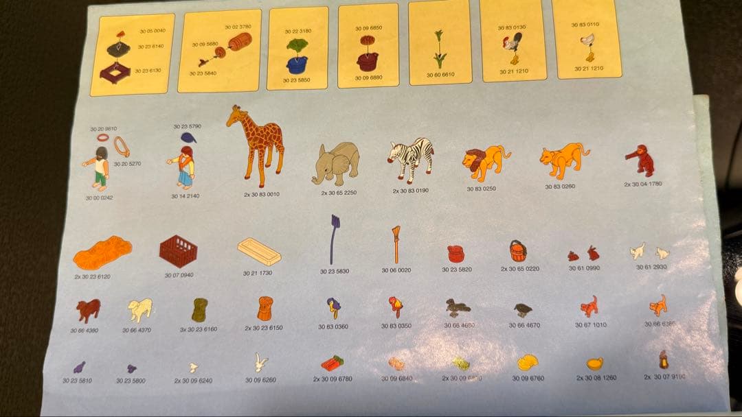 プレイモービル ノアの箱舟＋ミクロシリーズセット【3255】【4332】