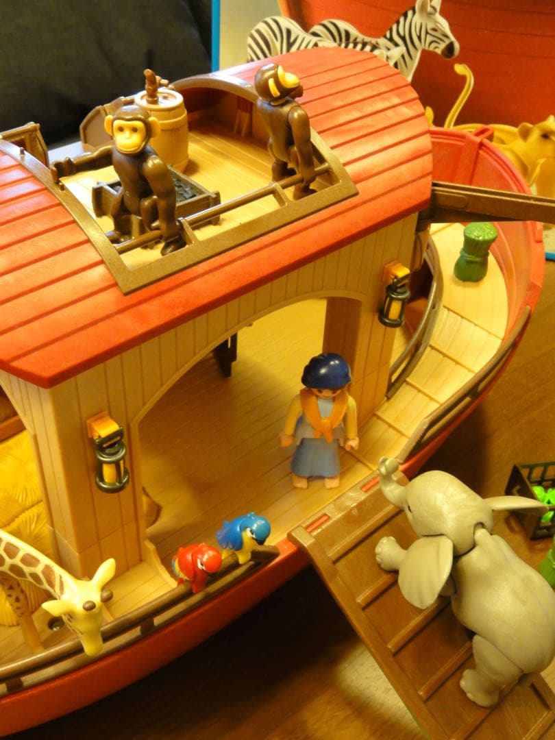 プレイモービル ノアの箱舟＋ミクロシリーズセット【3255】【4332】