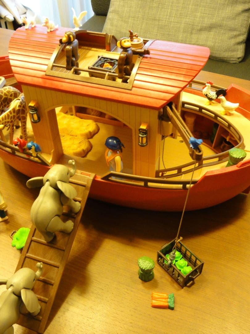 プレイモービル ノアの箱舟＋ミクロシリーズセット【3255】【4332】