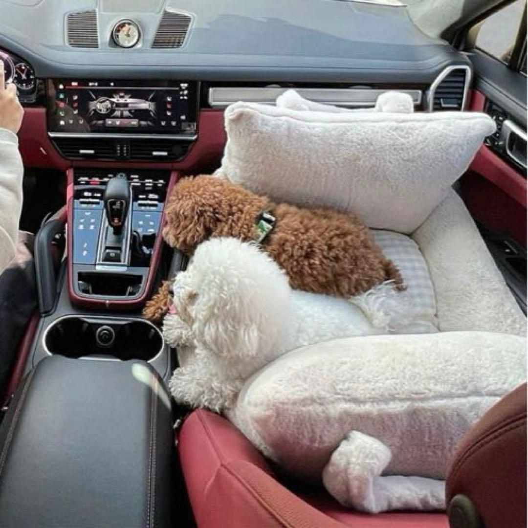 【monchouchou】 ドライブベッド カーシート ドライブボックス