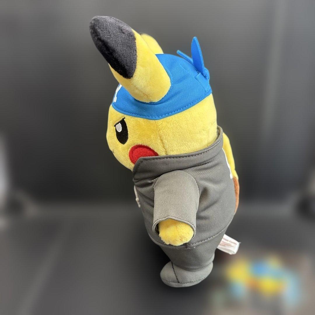 ポケモン　ぬいぐるみ　ボスごっこピカチュウ　アクア団　アオギリ