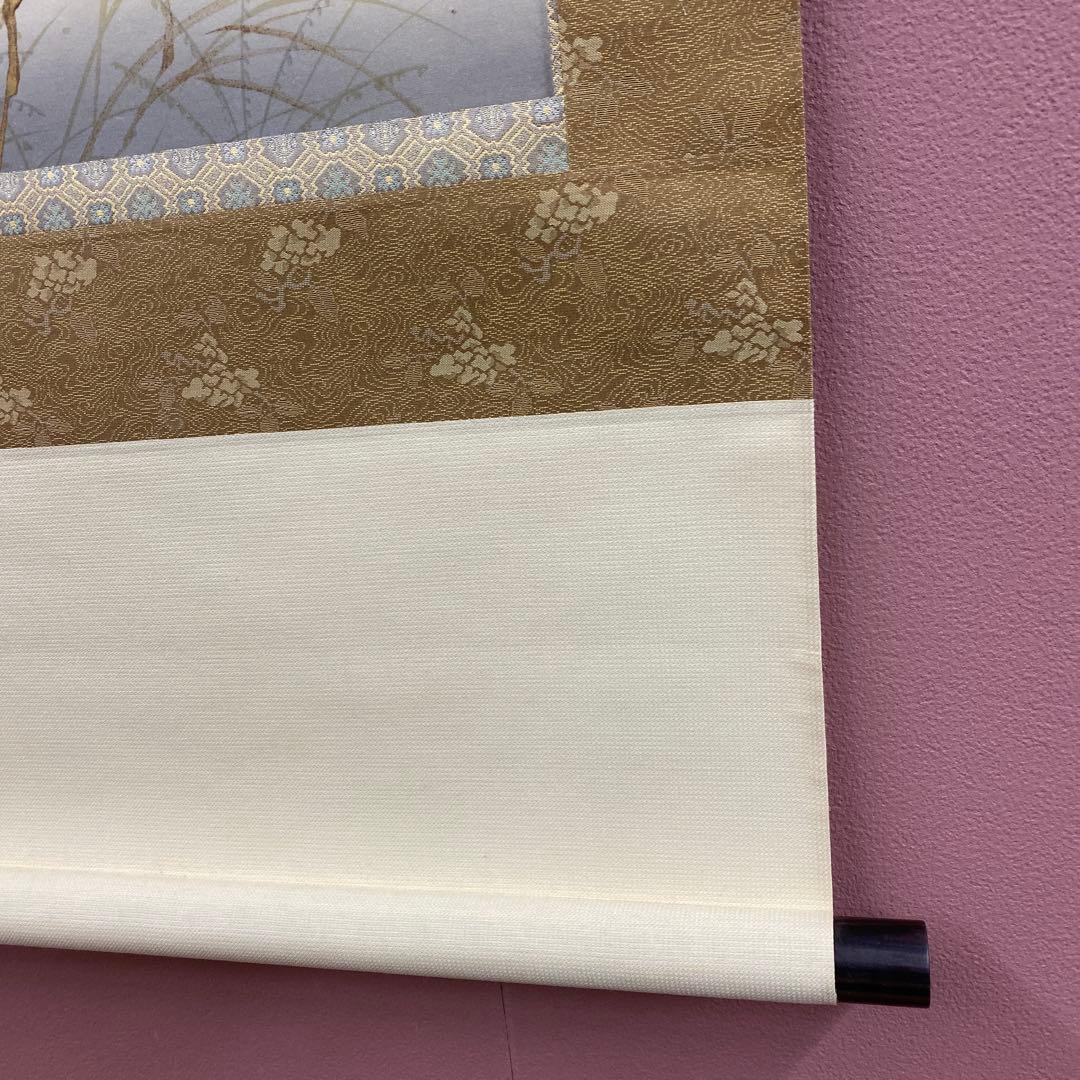 掛軸3本①北条静香作 秋草に鶉図②「糸菊」島田稔明③「富士に紅白梅図」片桐乙日子