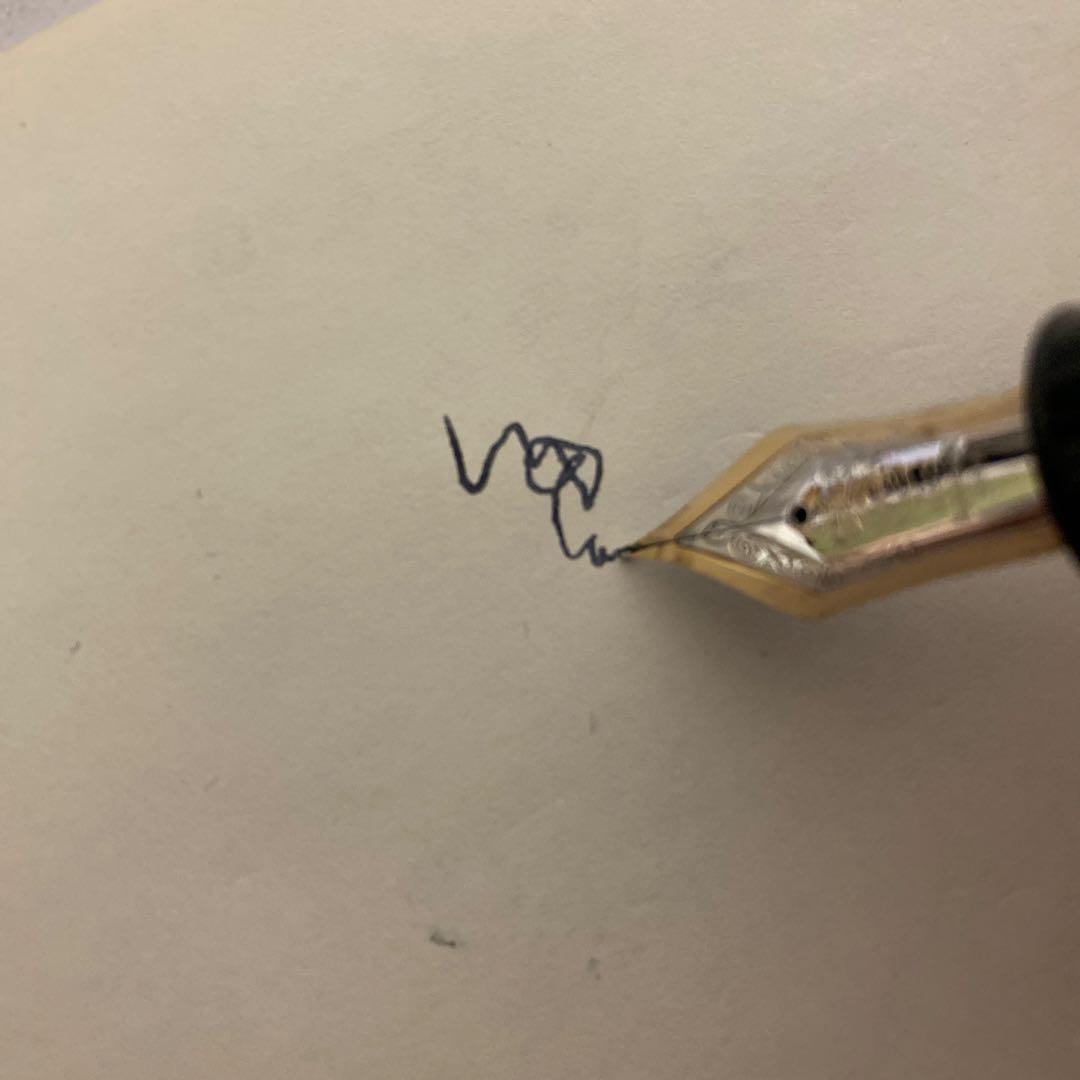 ク*ケ様 モンブラン 149 万年筆 80年代 14C 吸入式 14K金