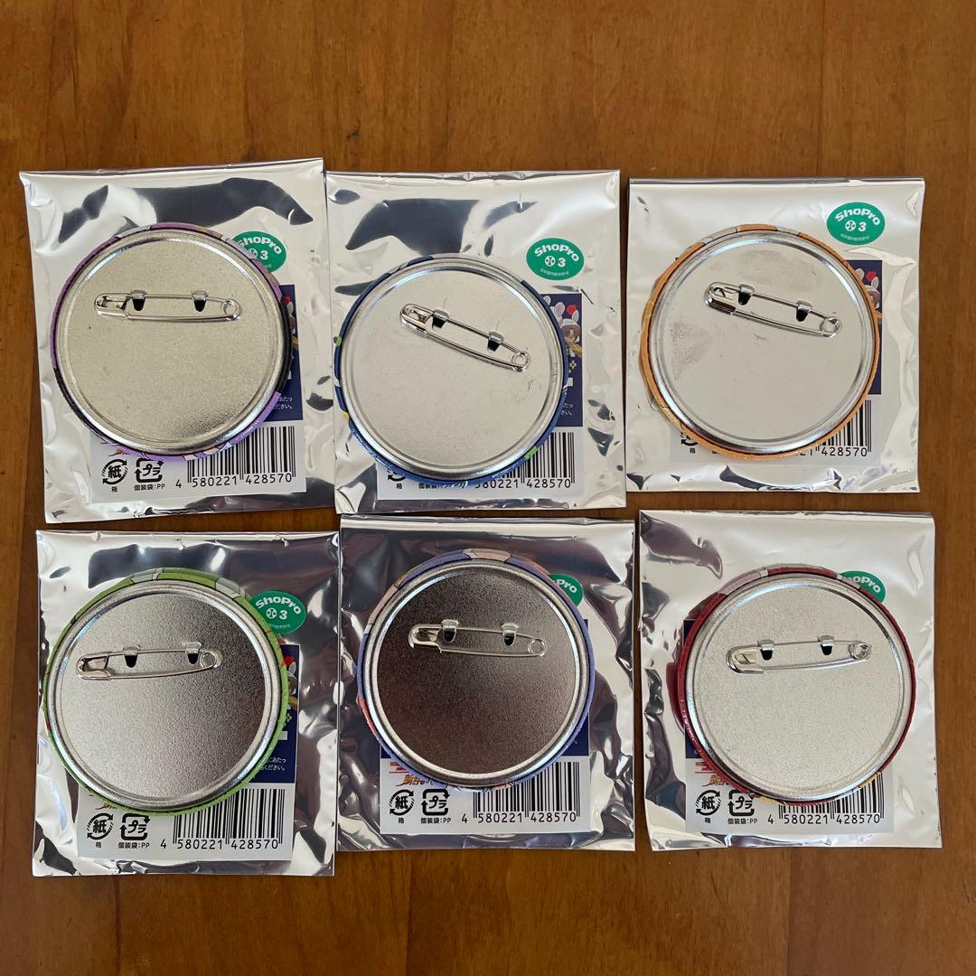 名探偵コナントレーディング缶バッジ（ねずみ）　6個セット