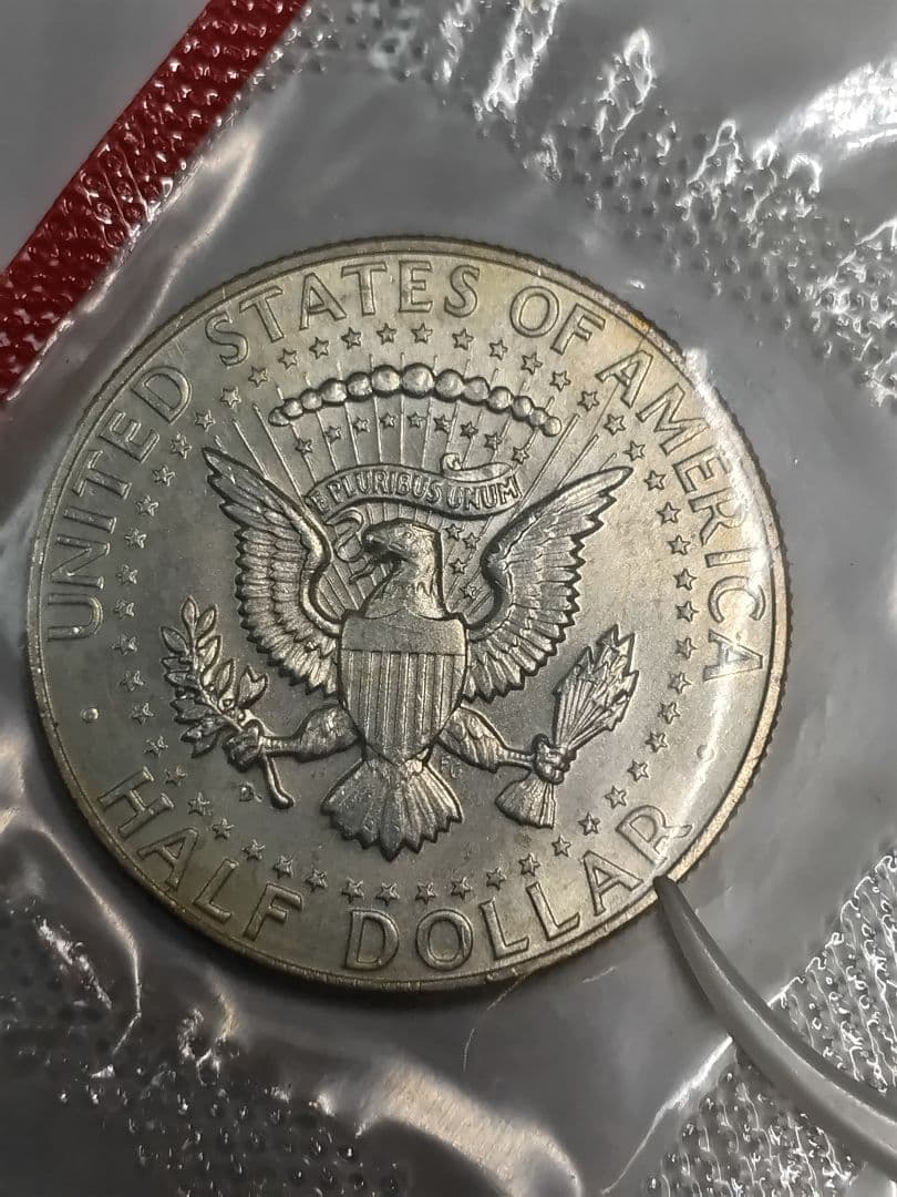 pn448 エラー銀貨 1964年D. アメリカ合衆国 ５種セット 50Cエラー