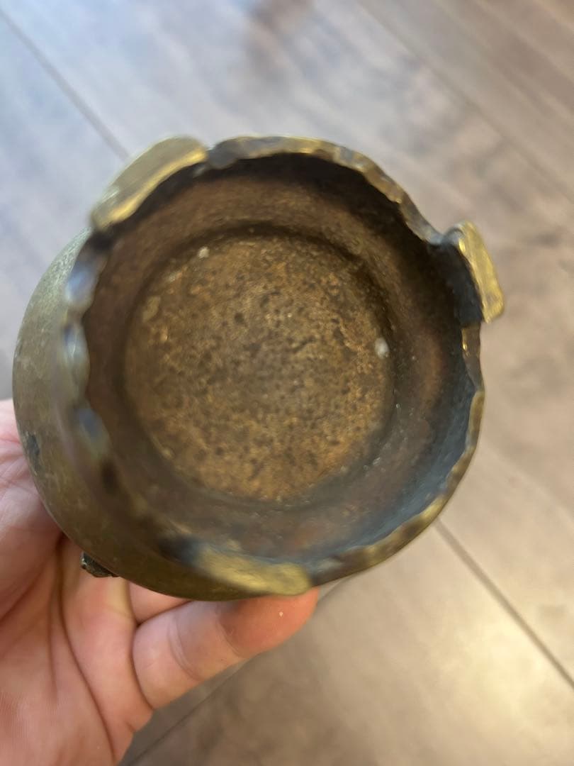 古董，香炉，古銅製，江戶時代，時代物