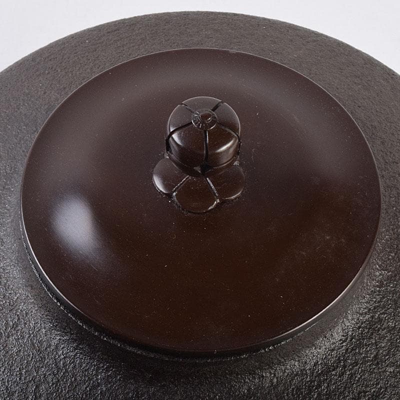 煎茶道具　釜師　佐藤清光作　阿弥陀堂釜　鉄釜　鉄釜　共箱　V　R8943B