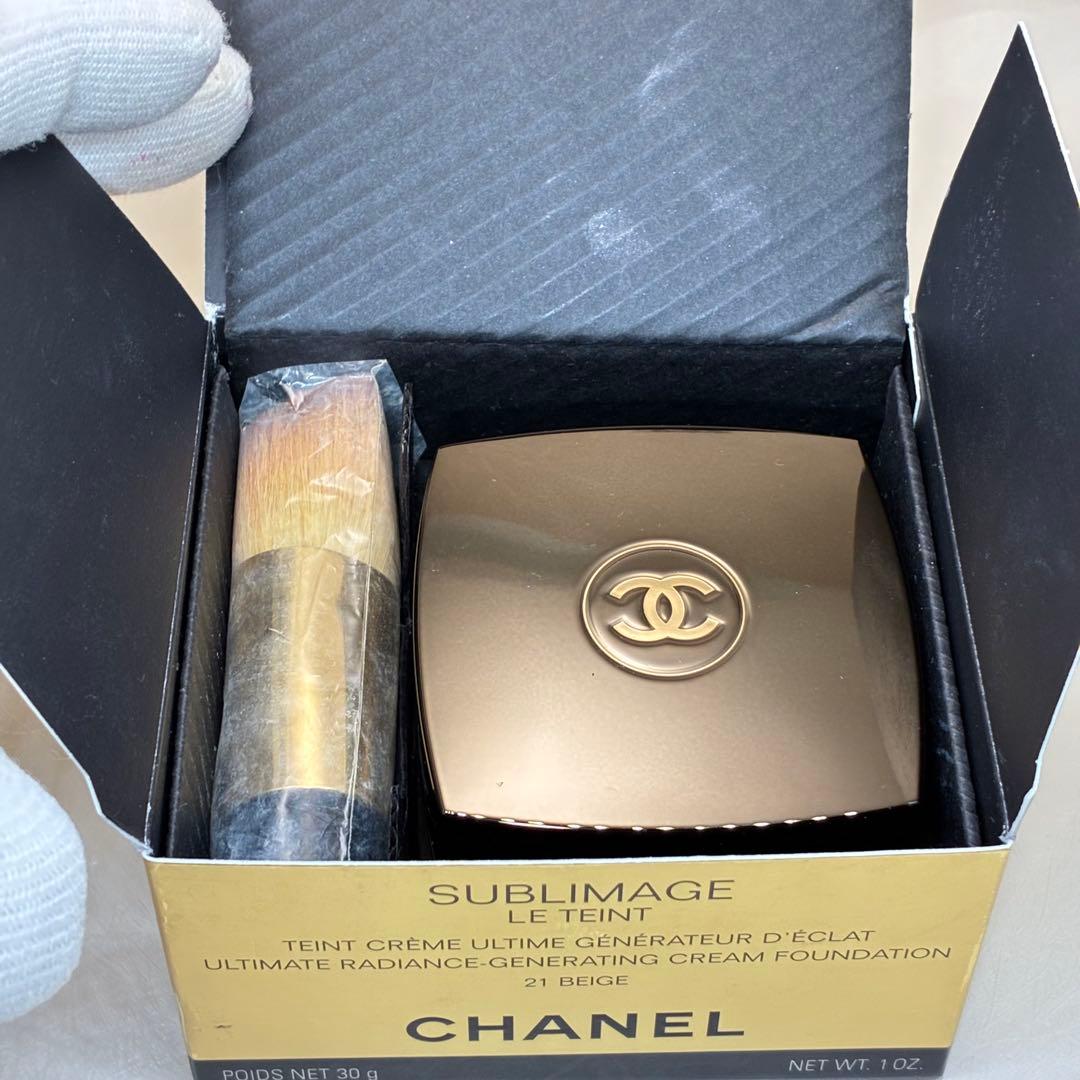 【美品】シャネル サブリマージュル タン 21ベージュ＜ファンデーション＞