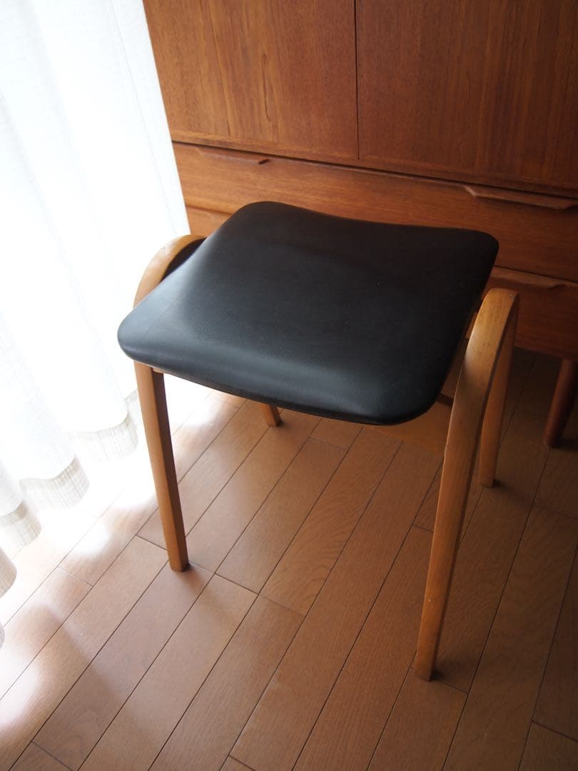 さくらポポさん専用 ミナペルホネン 秋田木工 ハンドメイド 剣持スツールD 生地