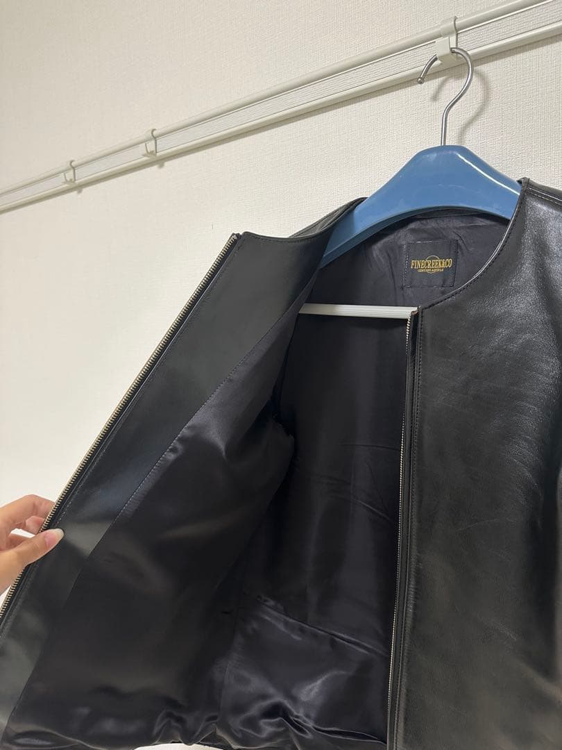 【美品】FINE CREEK LEATHERS バド（黒/茶）馬革　40サイズ