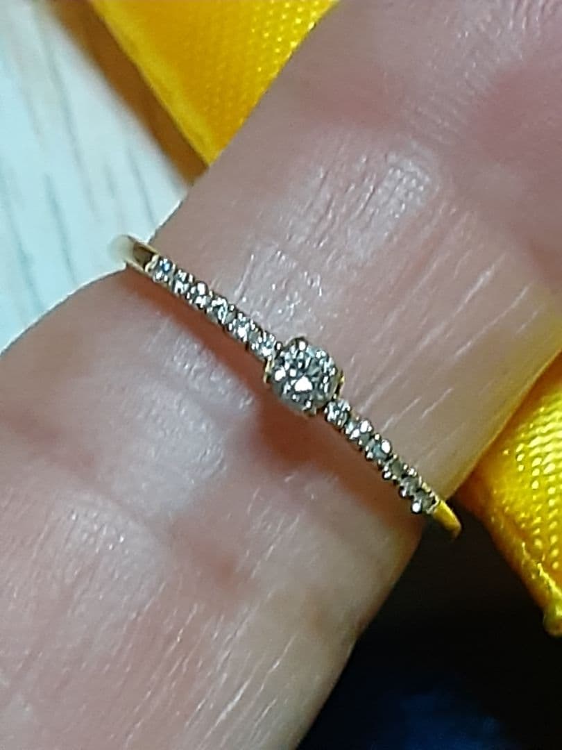 k18　 ダイヤモンドリング