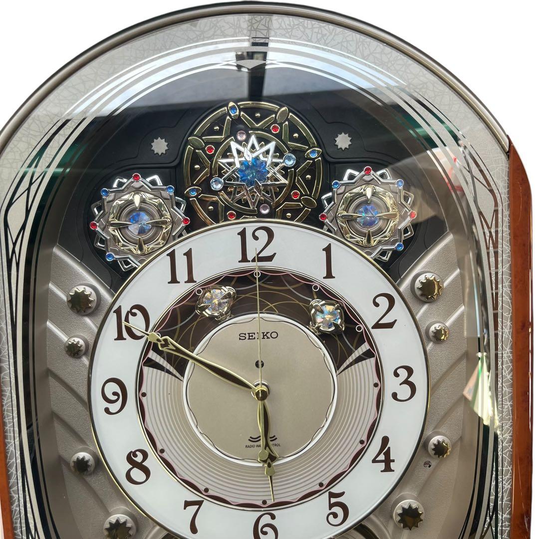 【メ1216-48】SEIKO Wave Symphonyメロディ掛け時計