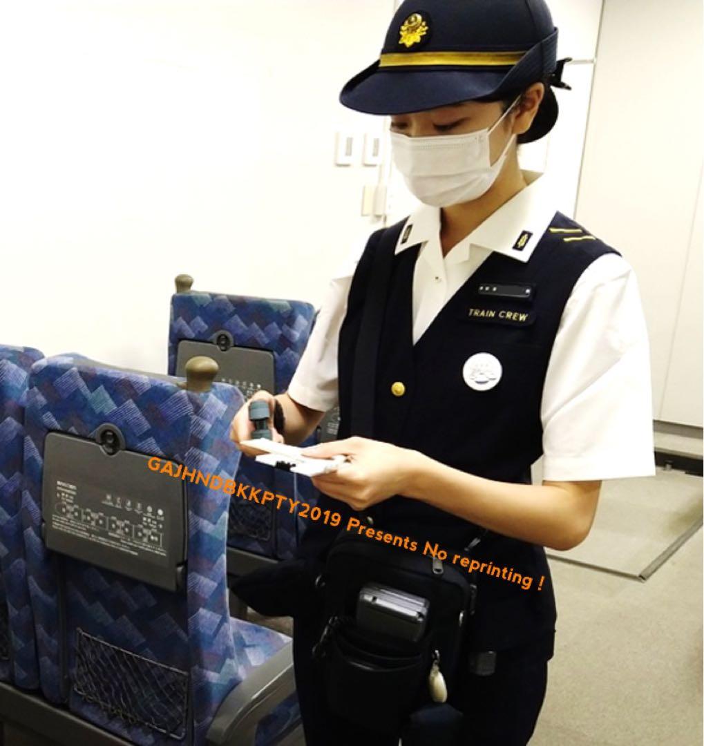 超レア♪ JR 東海 車内 検札 N700S 東京車掌所 車掌 入鋏 チケッター