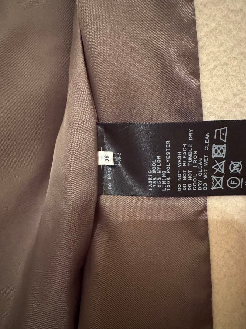 写真更新⭐︎IENA MANTECOオーバーチェスターコート38ナチュラル